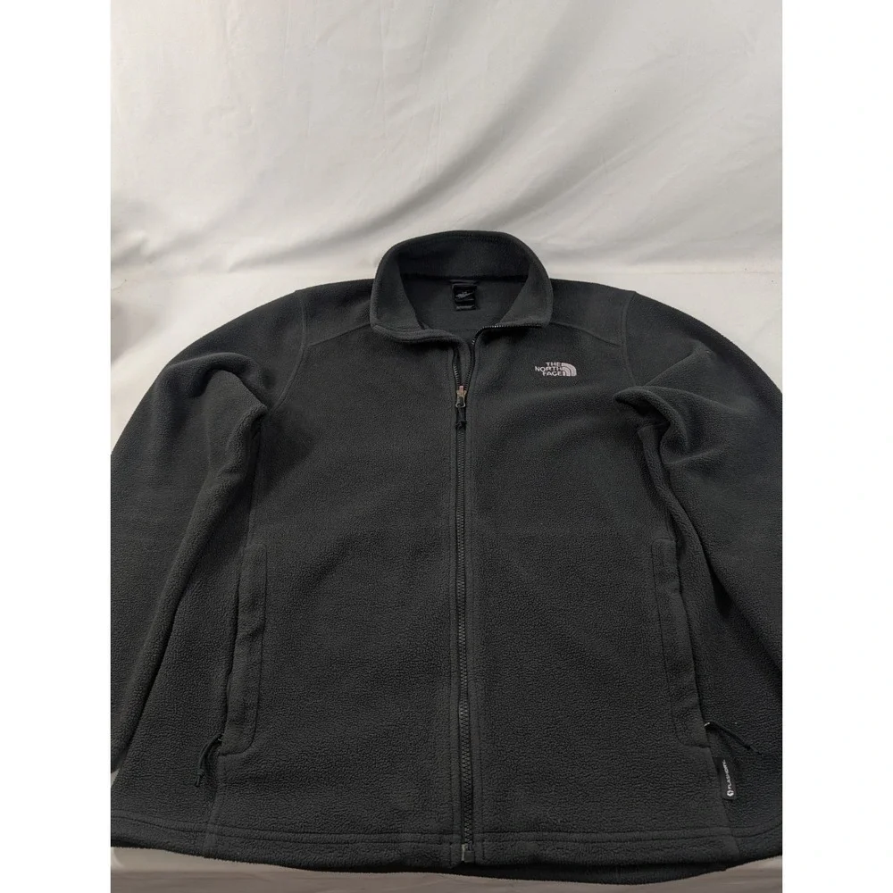 The North Face Mens FlashDry Full Zip Fleece Jacket Black Large L Gorpcore